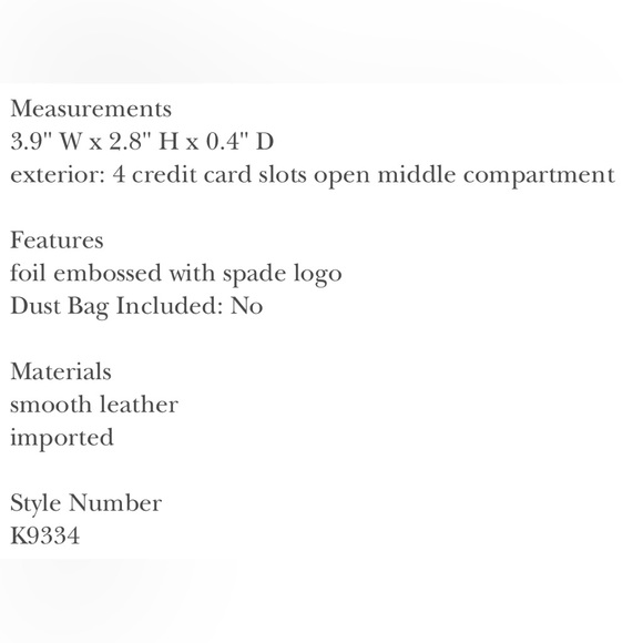 Kate Spade gingerbread house card case - Picture 7 of 7